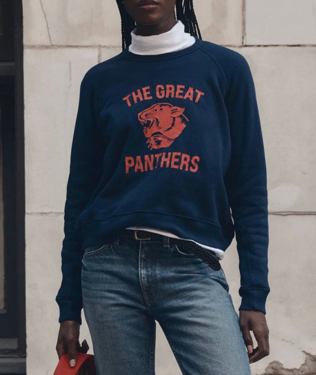 The Fleece Rookie Sweatshirt W/ Growling Panther True Navy