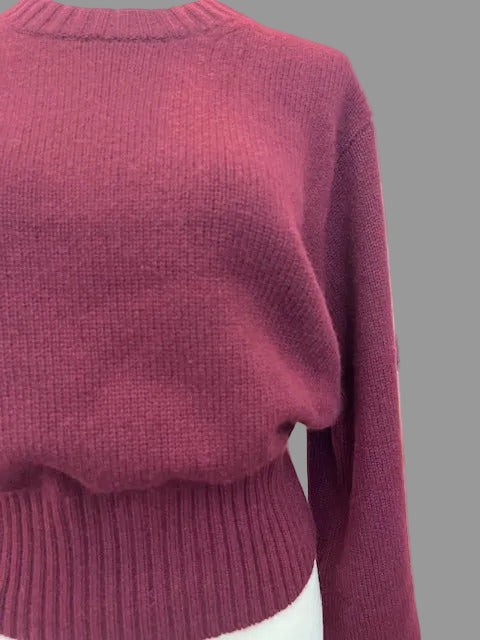 Rd Sweater Cashmere Crewneck Sloe Gin
