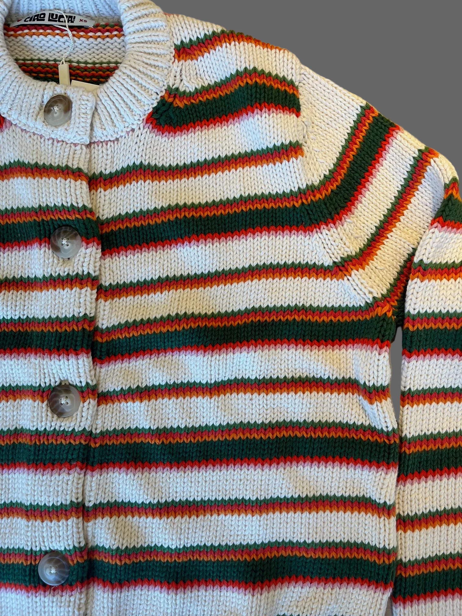 Lorene cardigan venice stripe