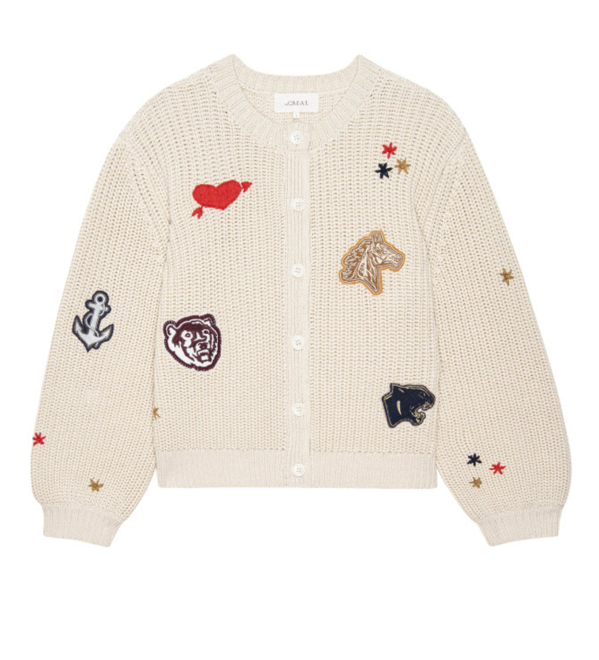 The collegiate cardigan natural