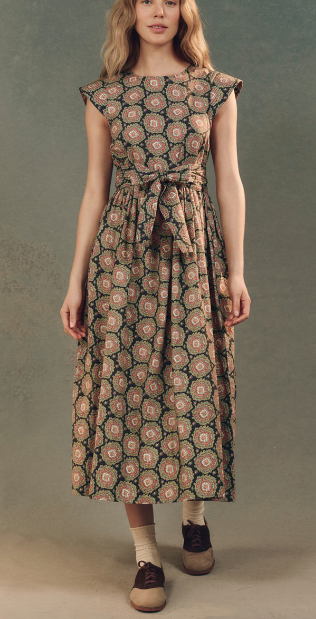 the tulsa dress heirloom paisley