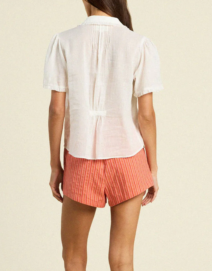 Millie blouse white voile