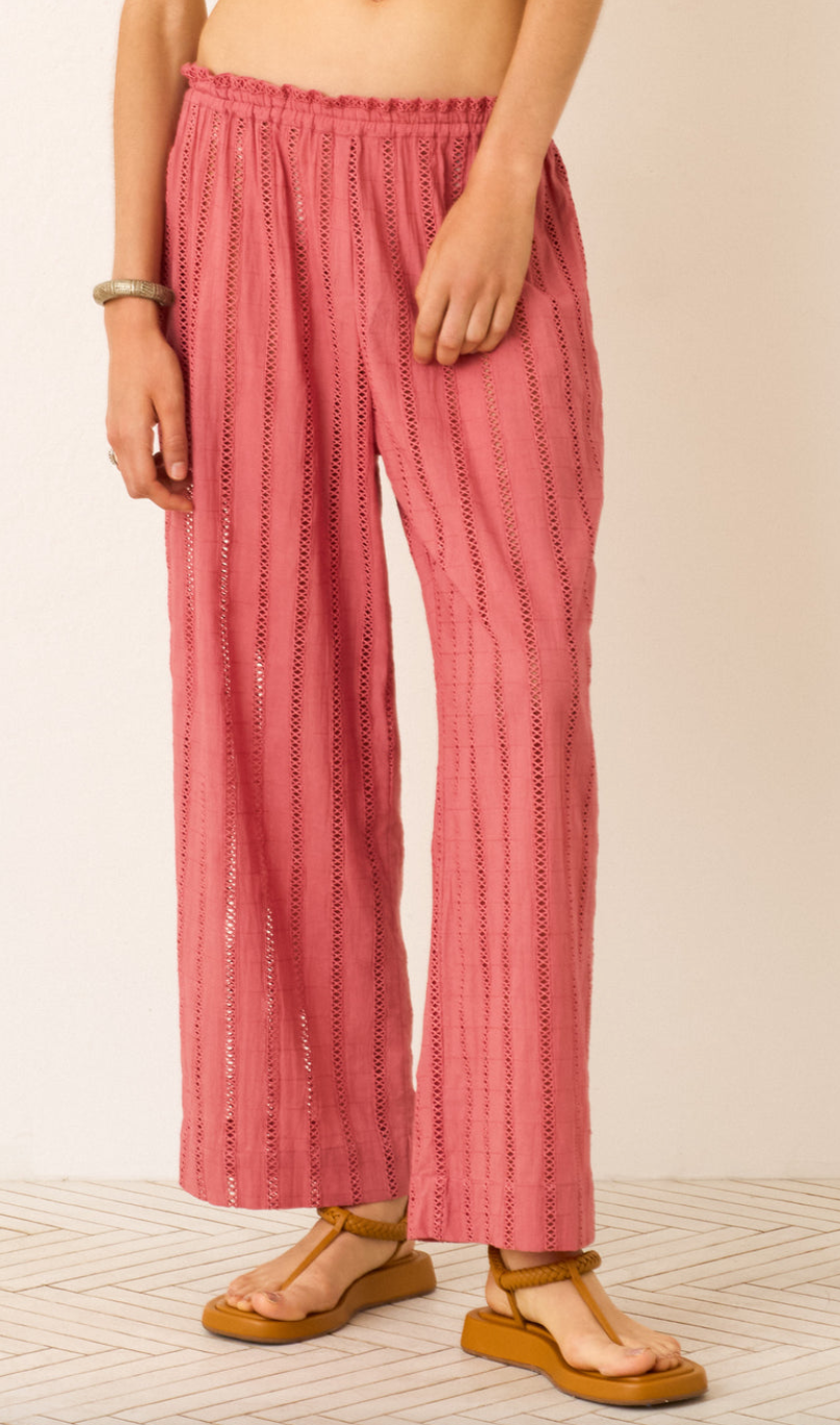 Otto rouge eyelet pant