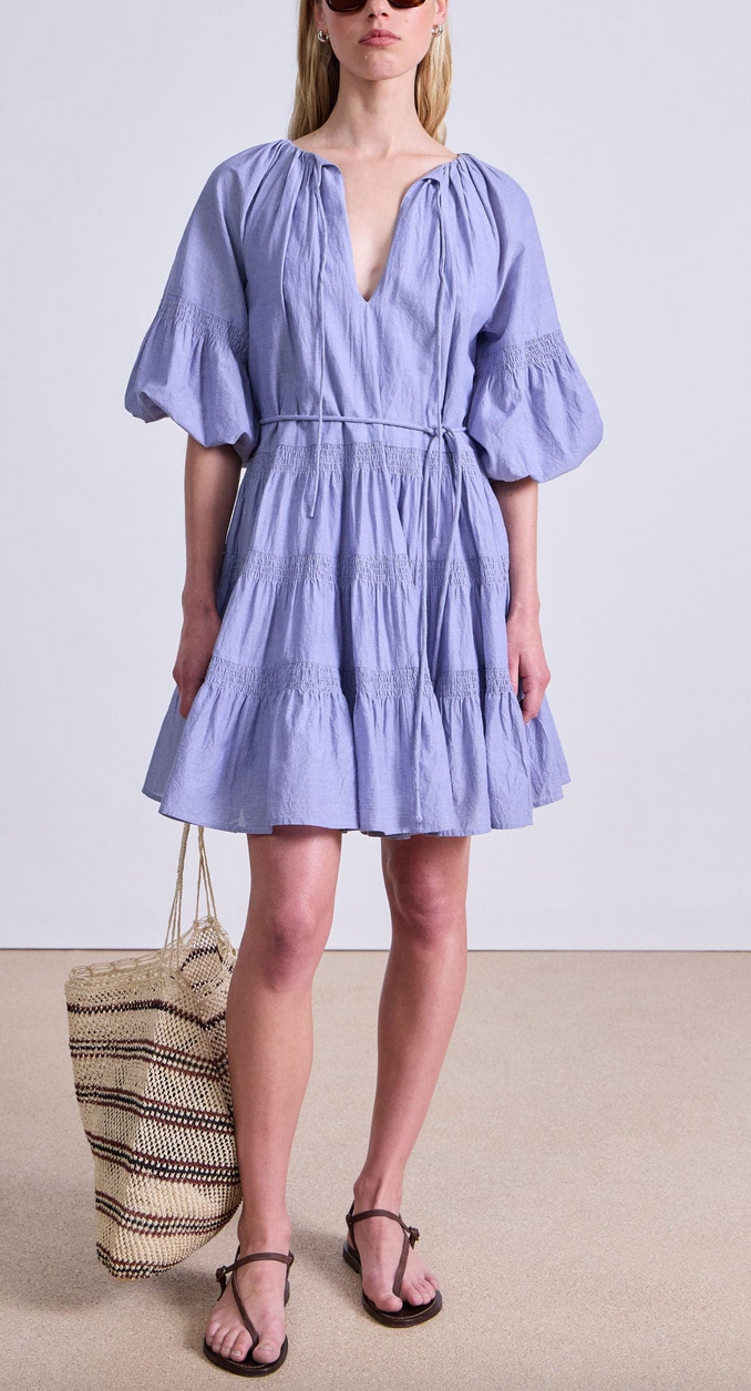 Cefalu mini dress english manor