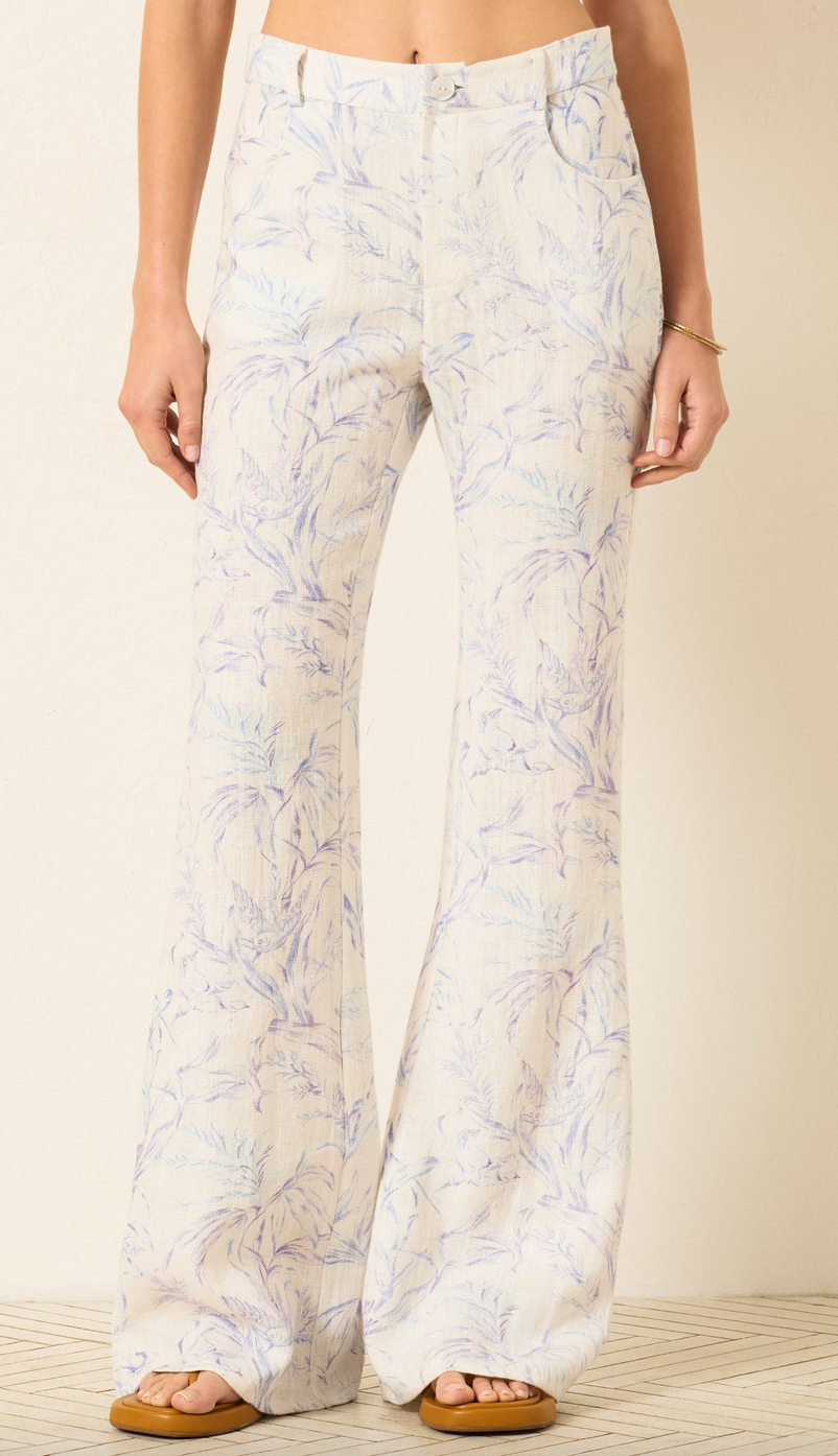 Bunny avion toile jean white