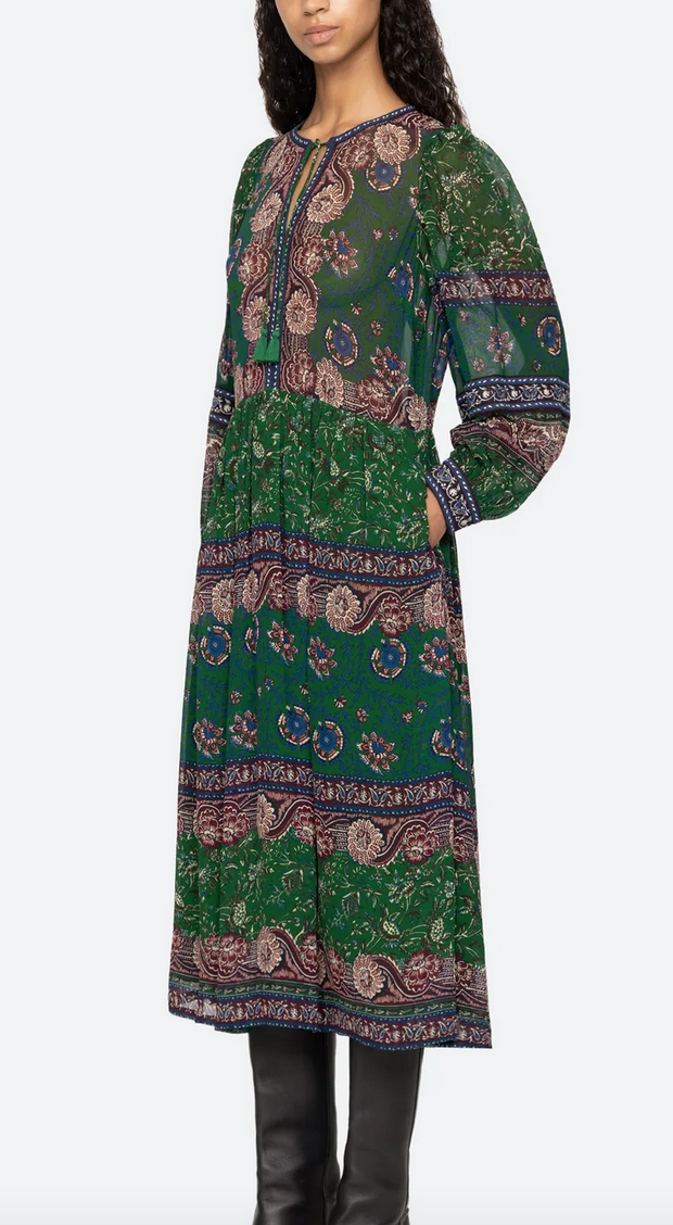 melba dress green