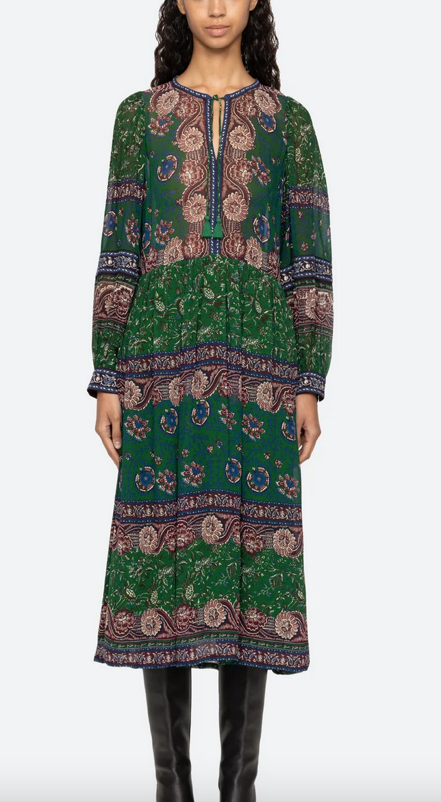melba dress green