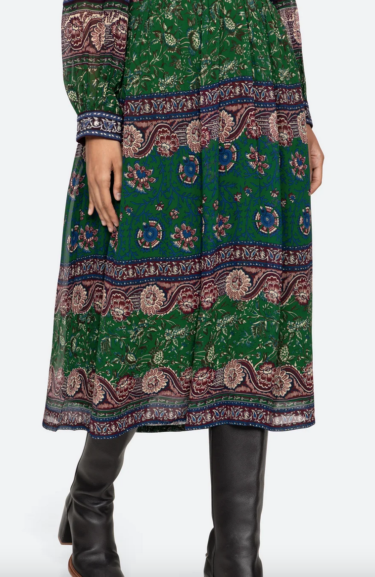 melba dress green