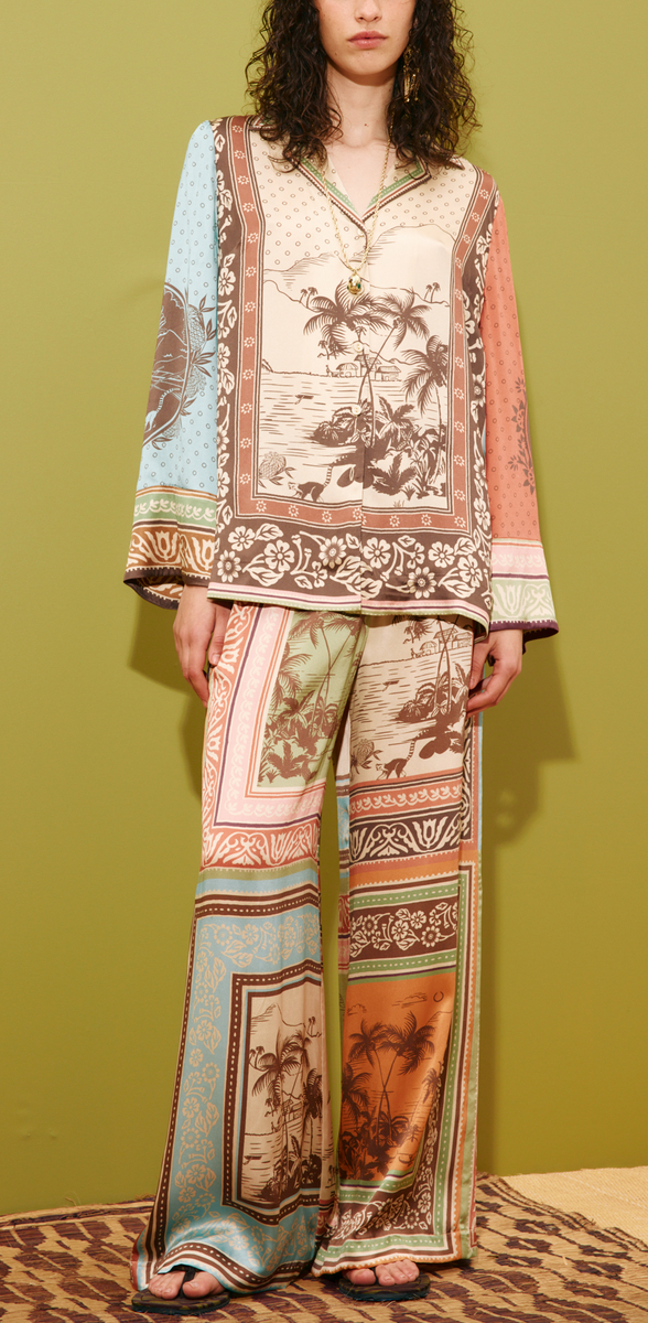 Alberta silk pant