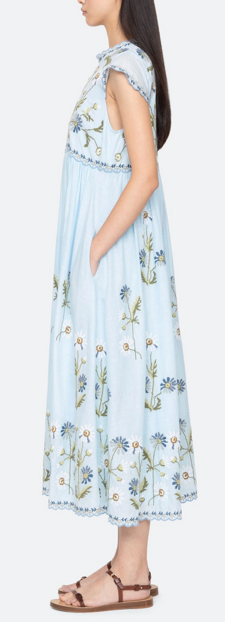 Audra dress blue