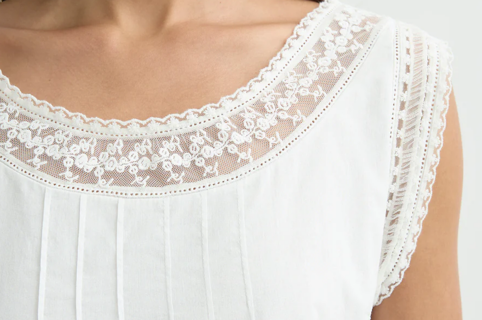 Danielle Mini Dress Vintage White