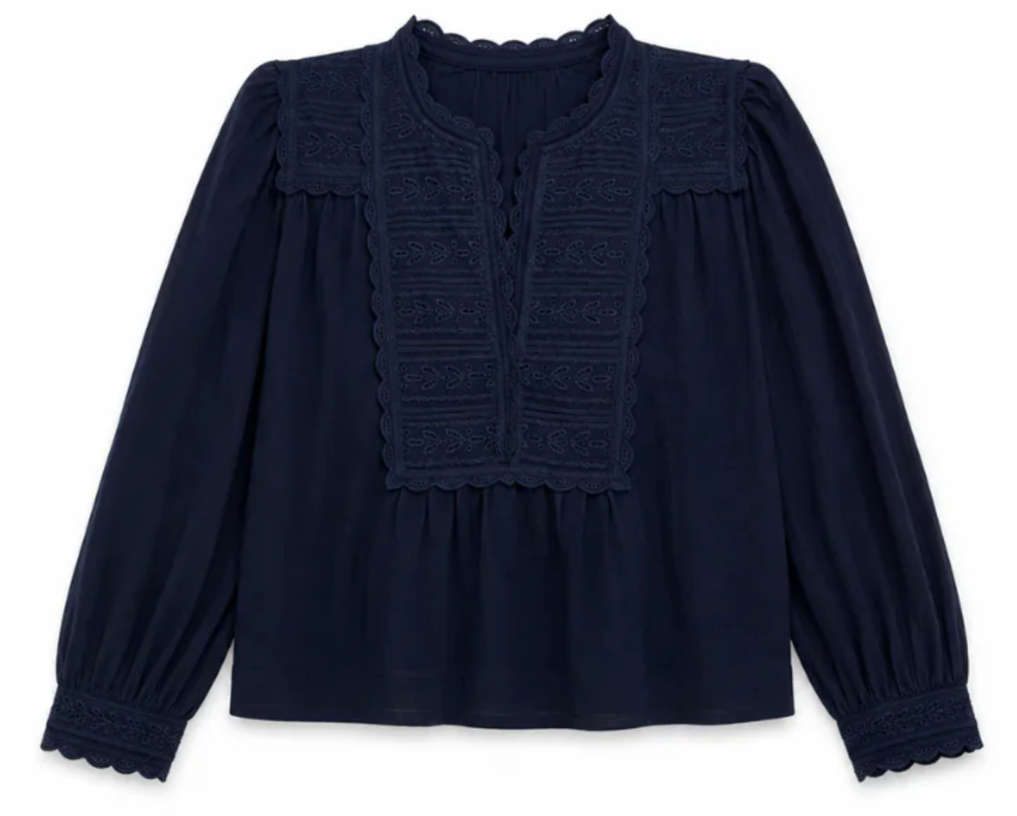 Eliza solid top navy