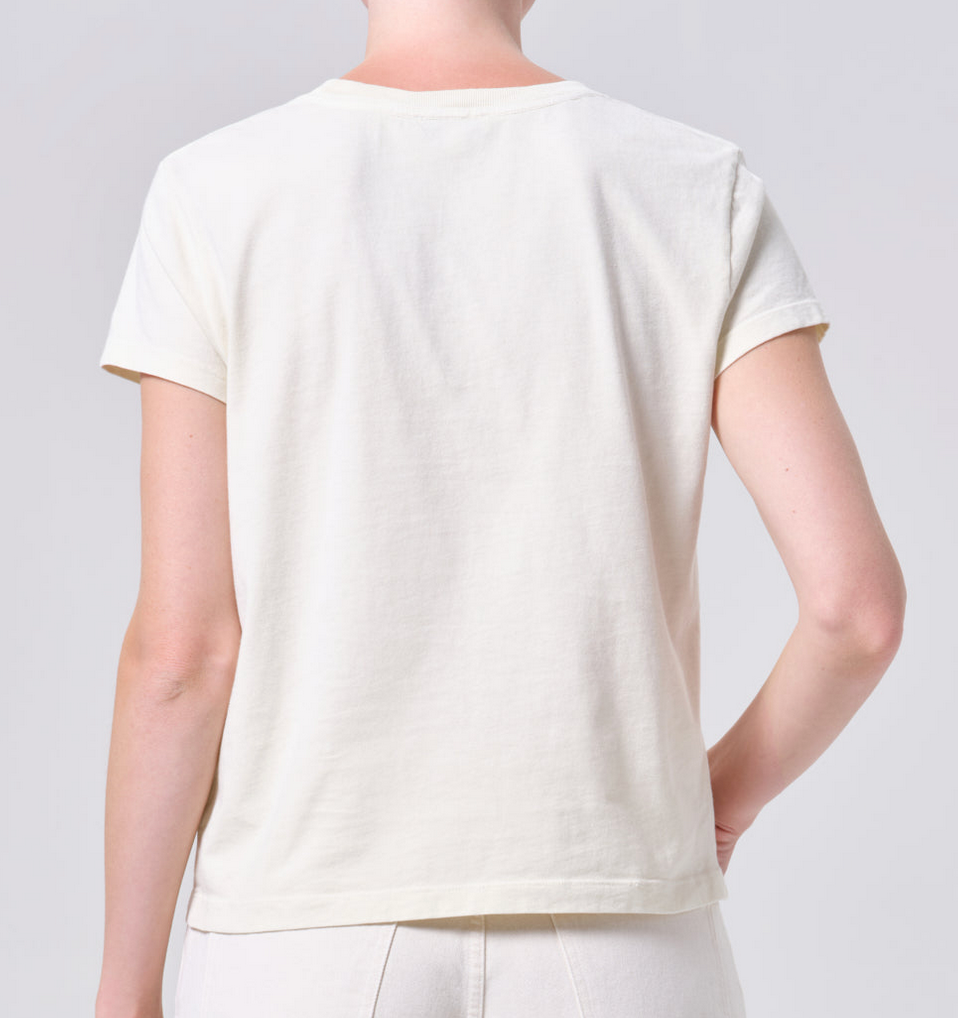 Long Line Adine Tee in Blonde