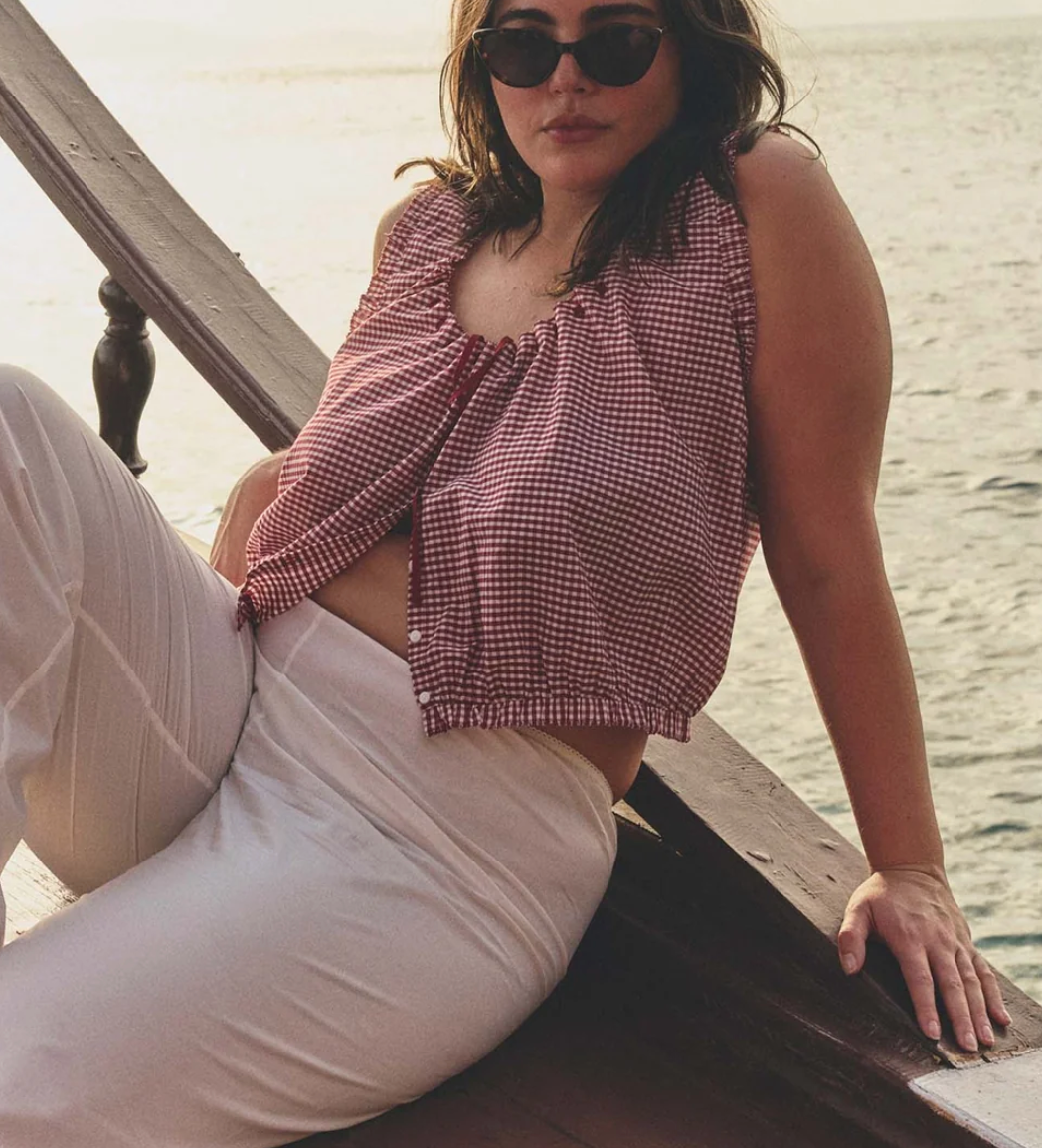 Traveler Top in Mulberry La Maddalena