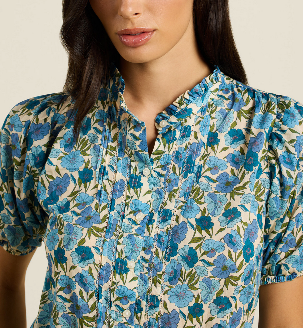 mira blouse cielo floral