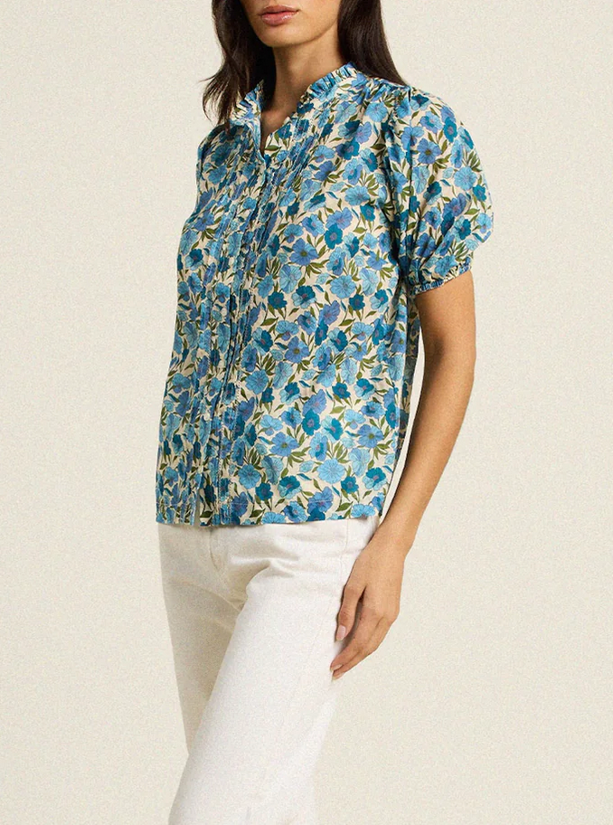 mira blouse cielo floral
