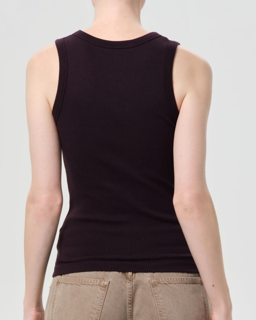 Poppy Tank In Eggplant