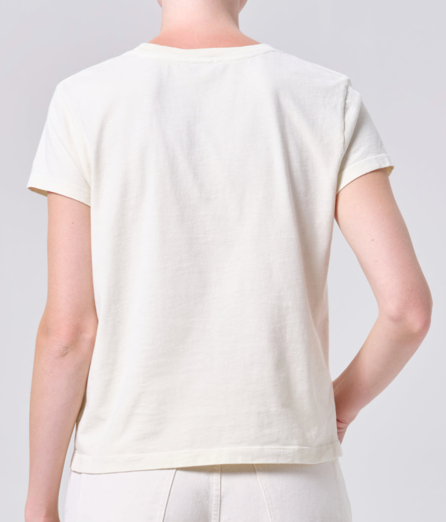 Long Line Adine Tee In Blonde
