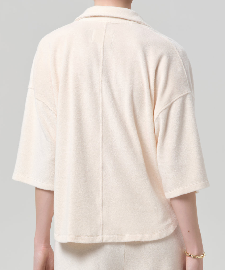 Francis Knit Shirt In Cream