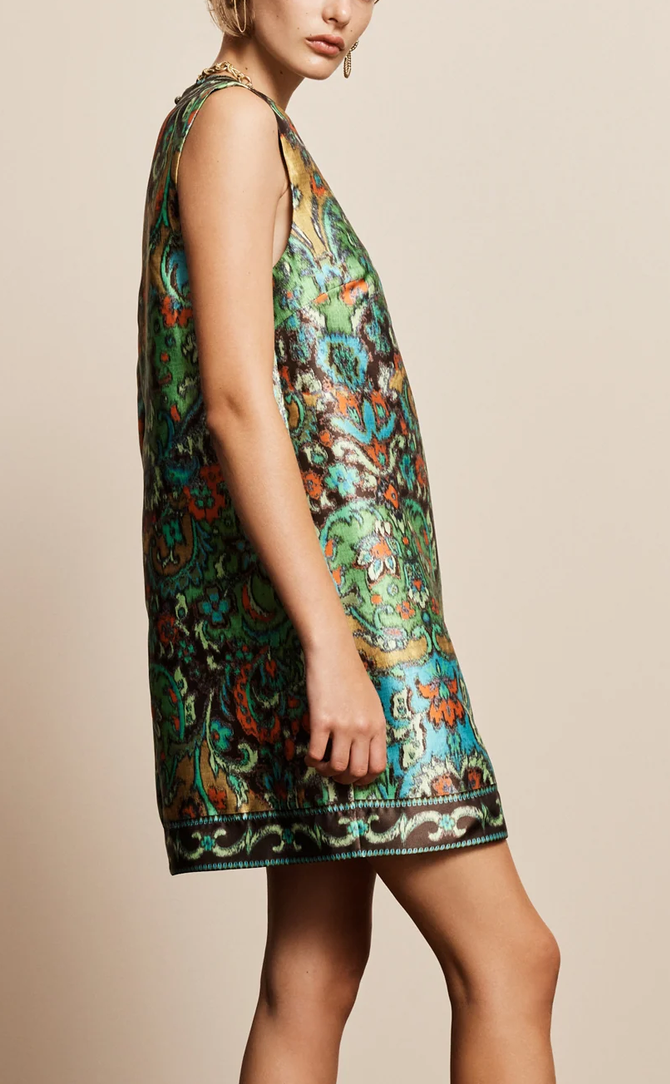 Charlotte Mini dress in green