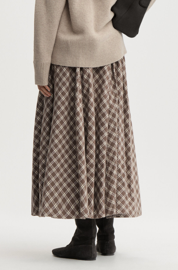 Eden Organic Cotton Maxi Skirt Fosil