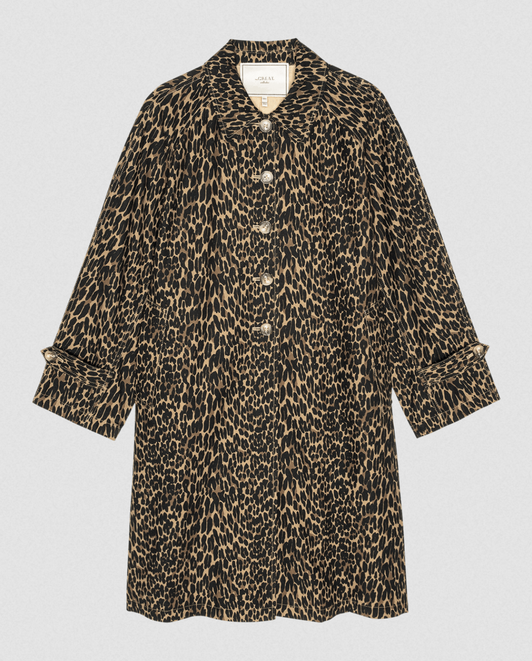 The Trench Coat Dark Leopard