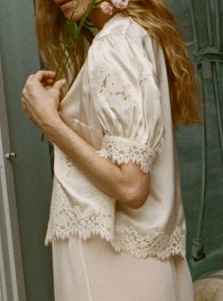 Idella top candlelight