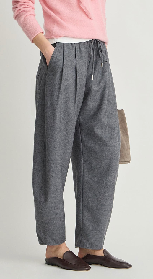 Everyday Pull-On Pant Grey Melange