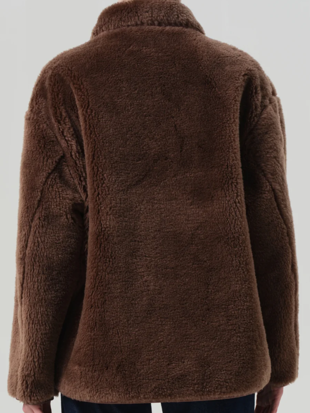 Astrid sherpa jacket warm tan