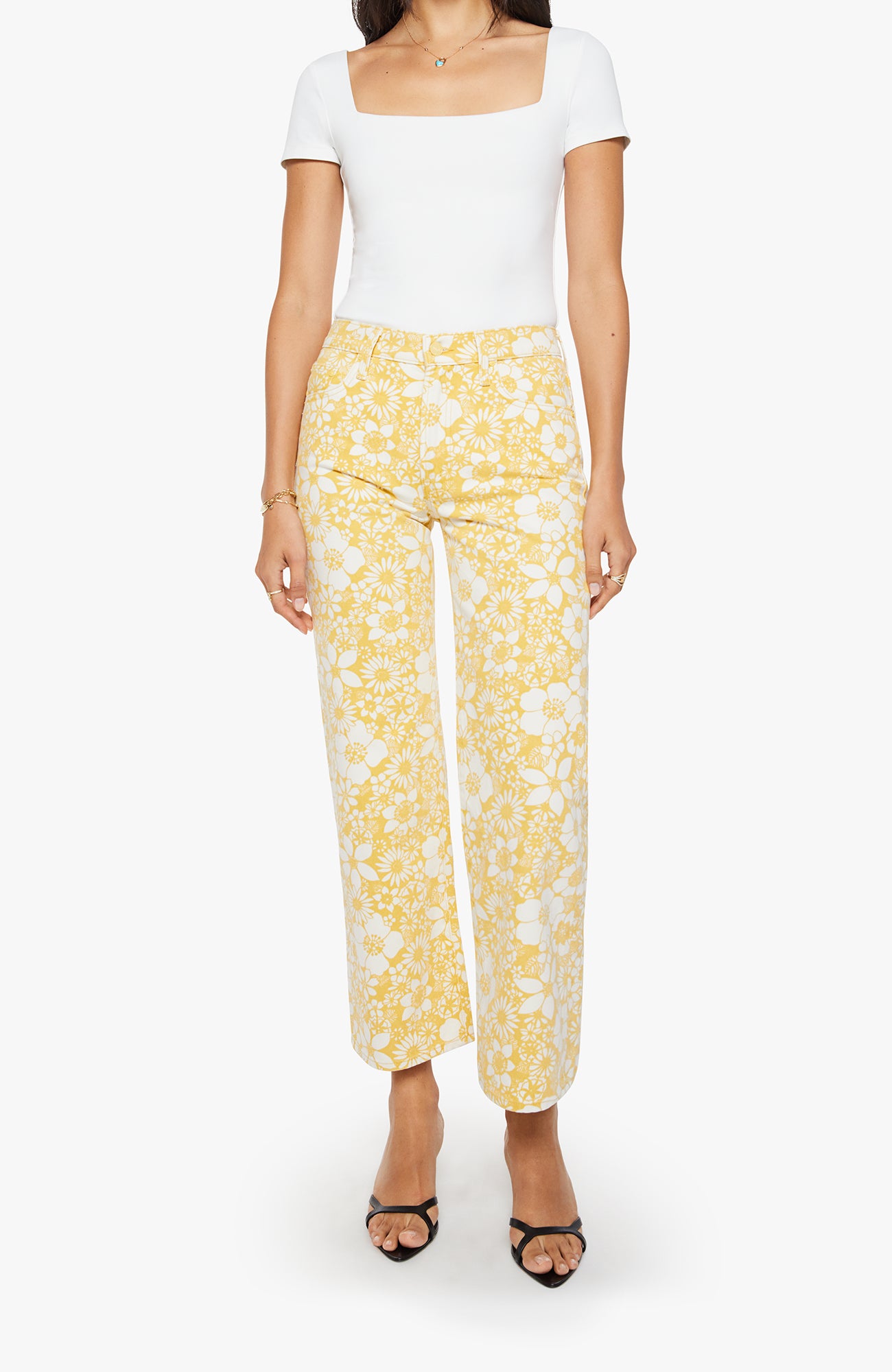 Mid-Rise Rambler Zip Ankle Floral Notes
