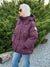 9234 jacket with hood prune