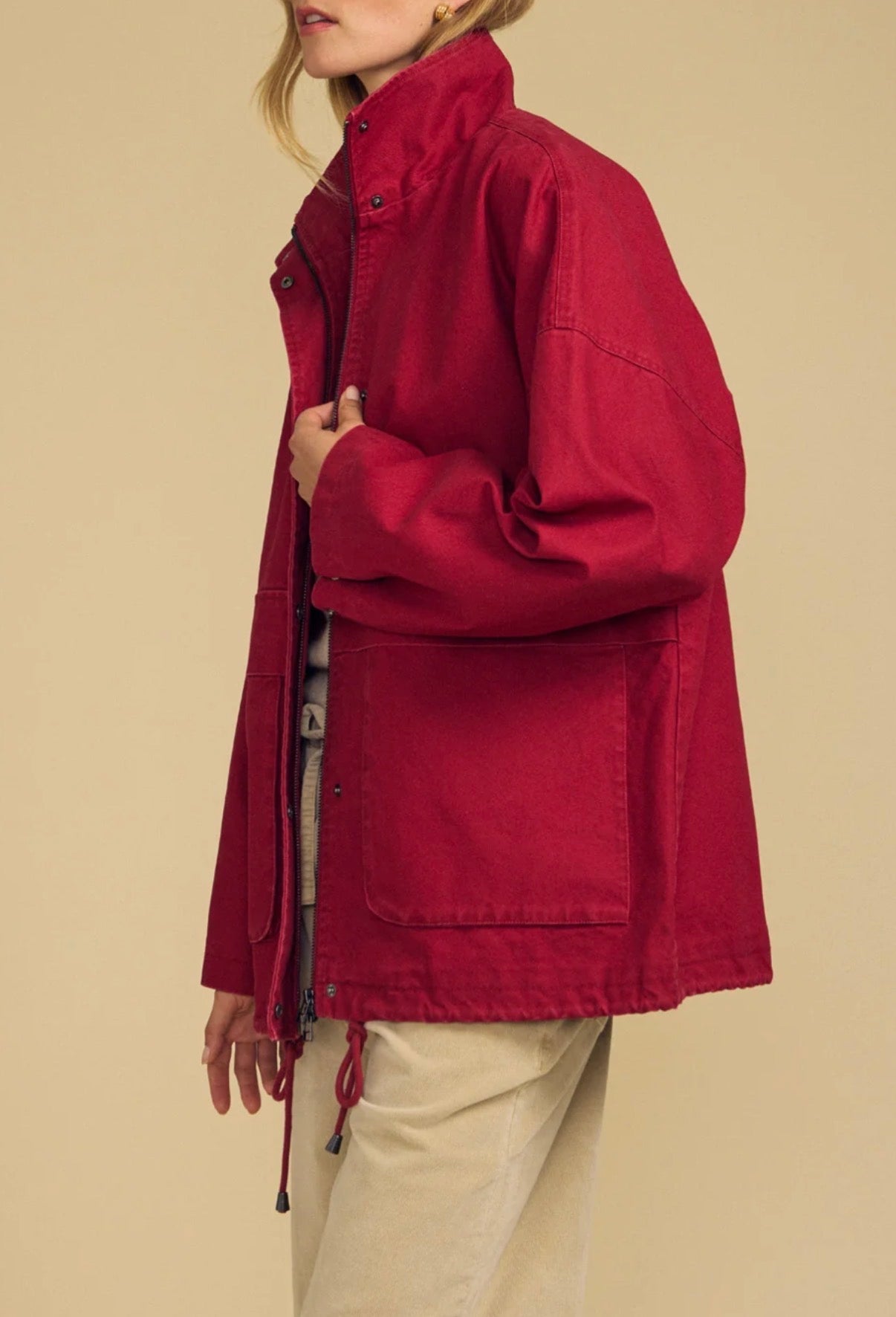 Hunter Jacket Crimson