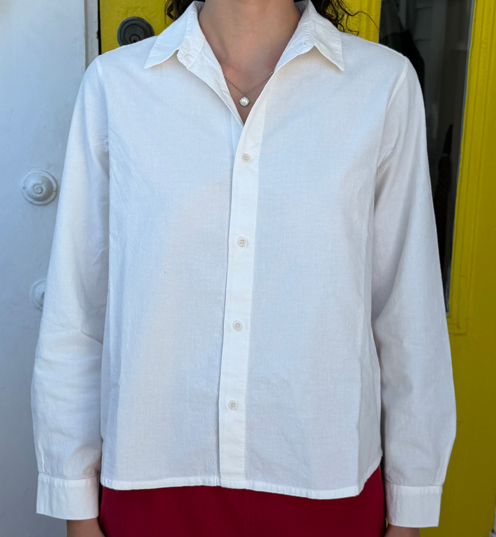 Camicia lino arenfi panna
