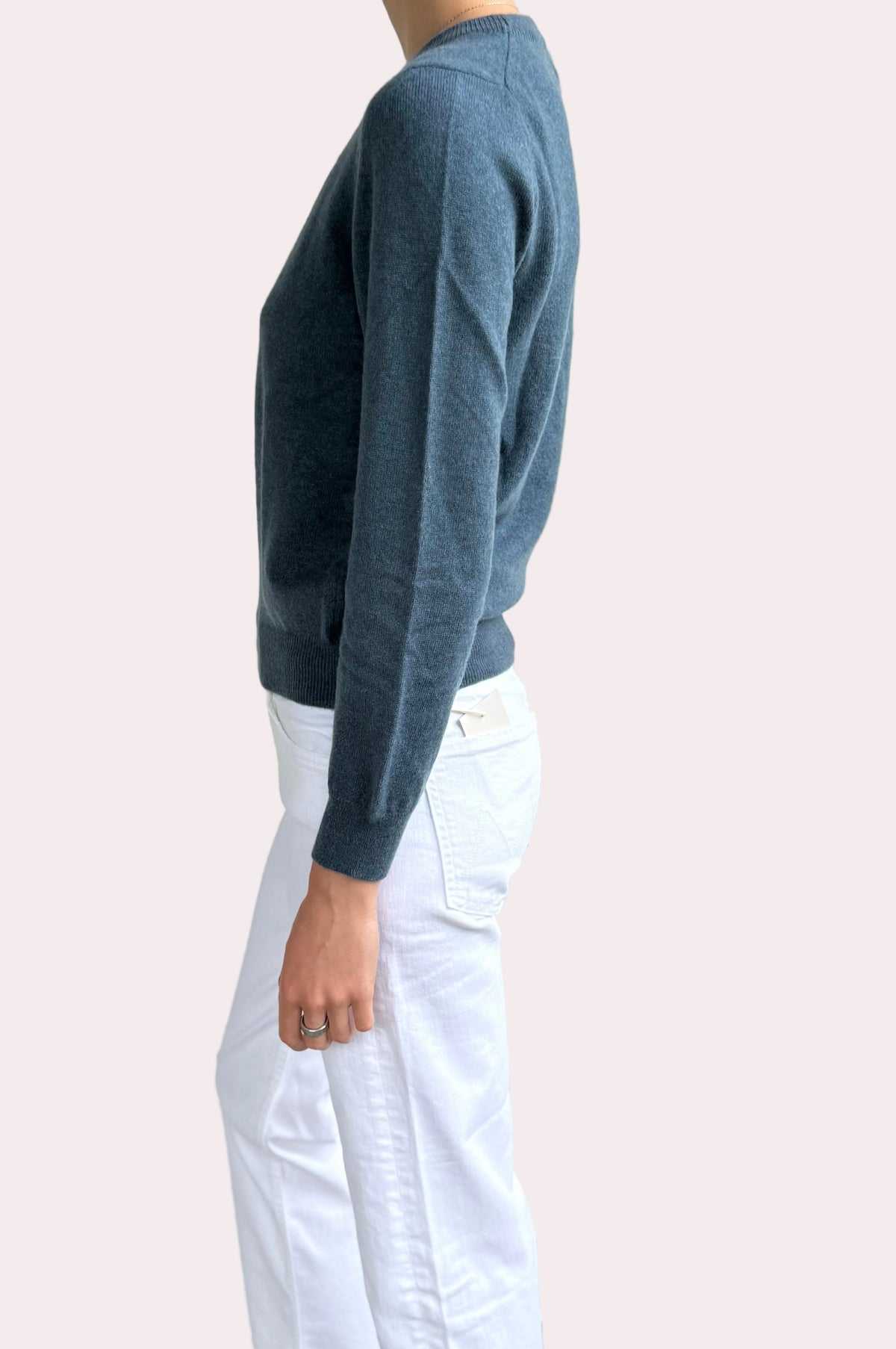 Classic crew cashmere sweater nocturnal