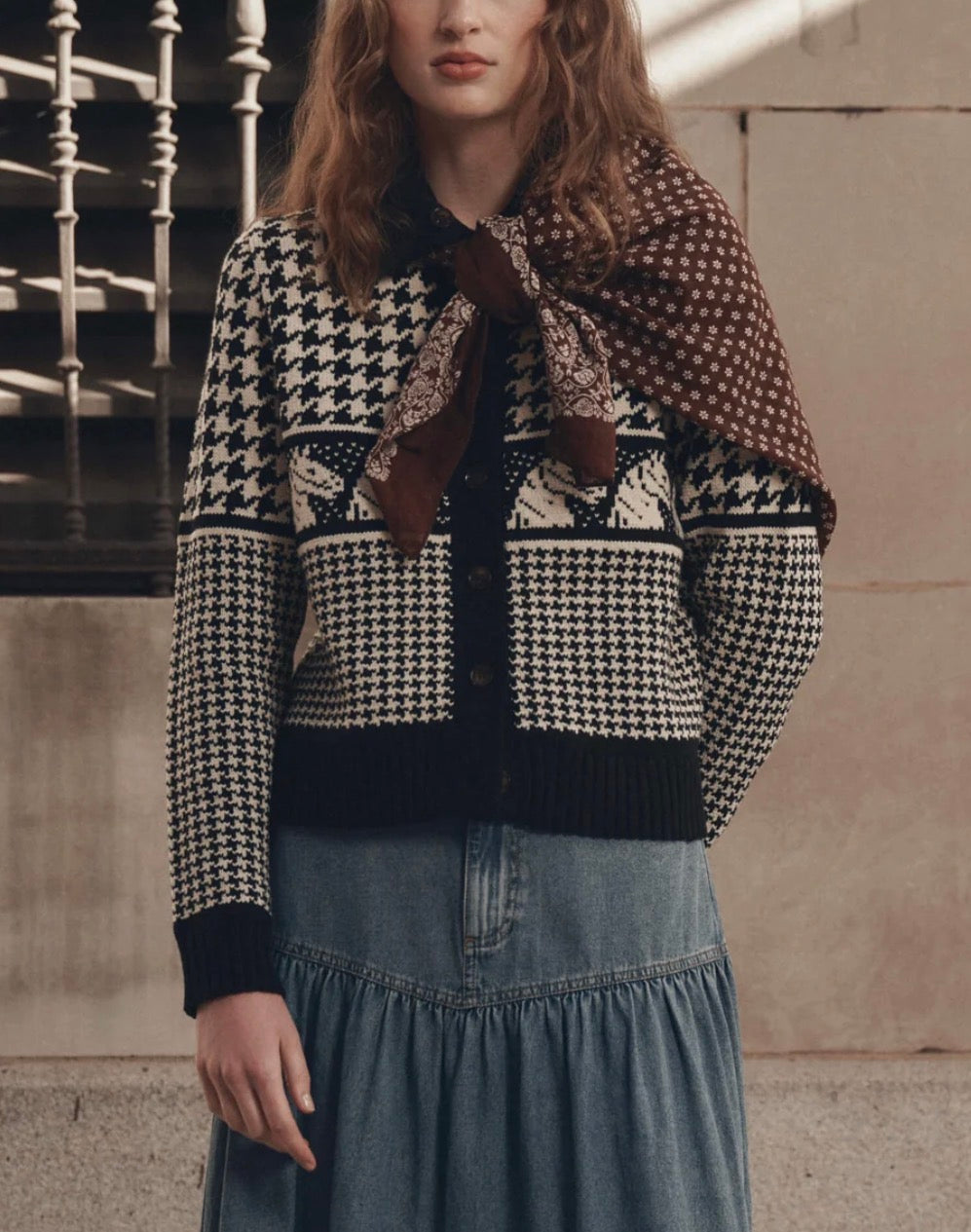 The Pony Cardigan Black