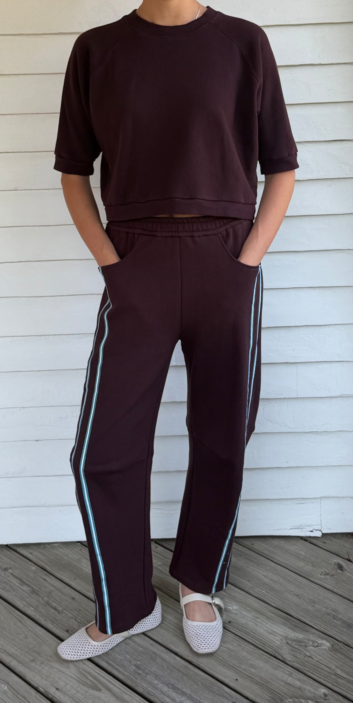 Emily sweatshirt merlot
