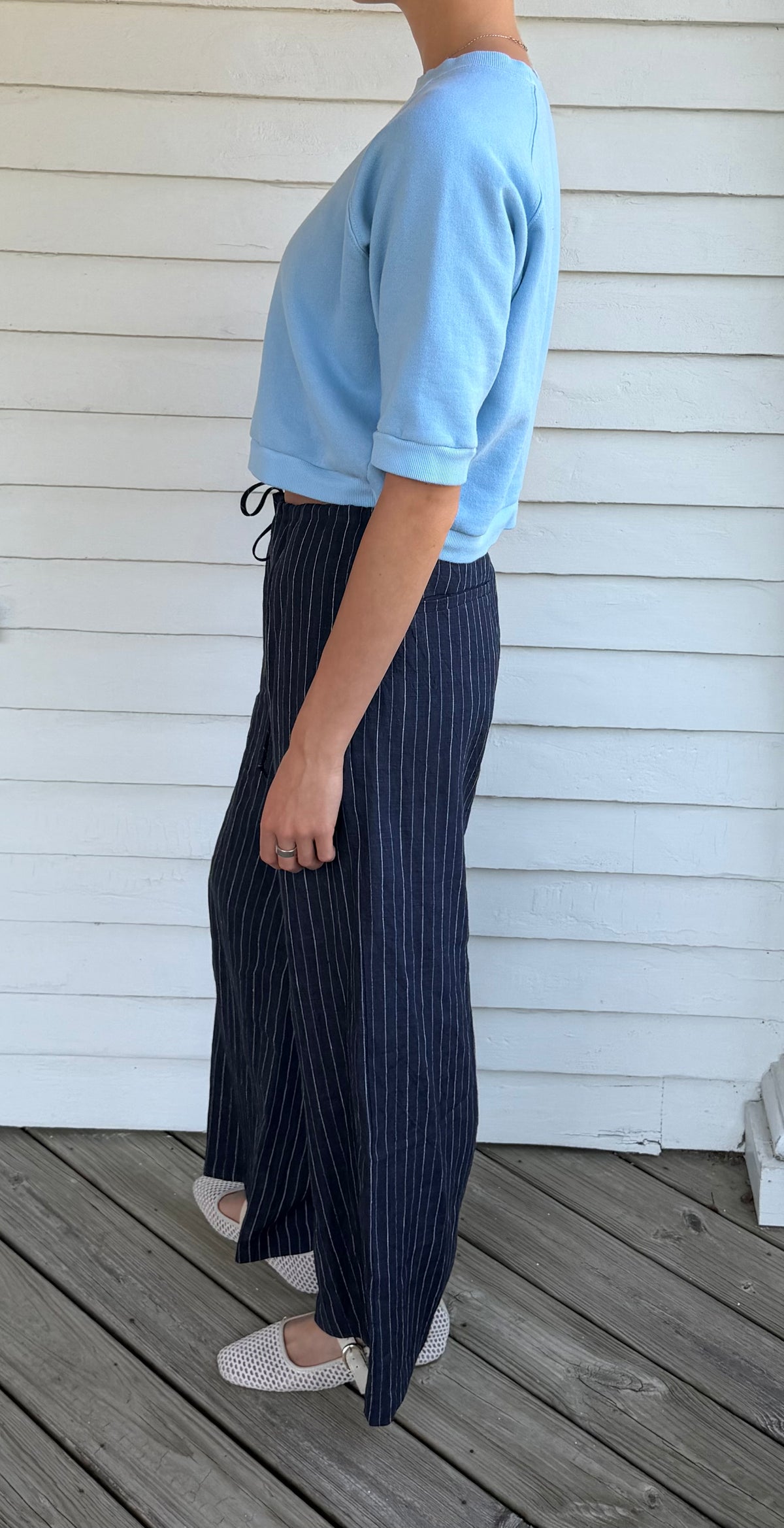 Emily sweatshirt in chambray