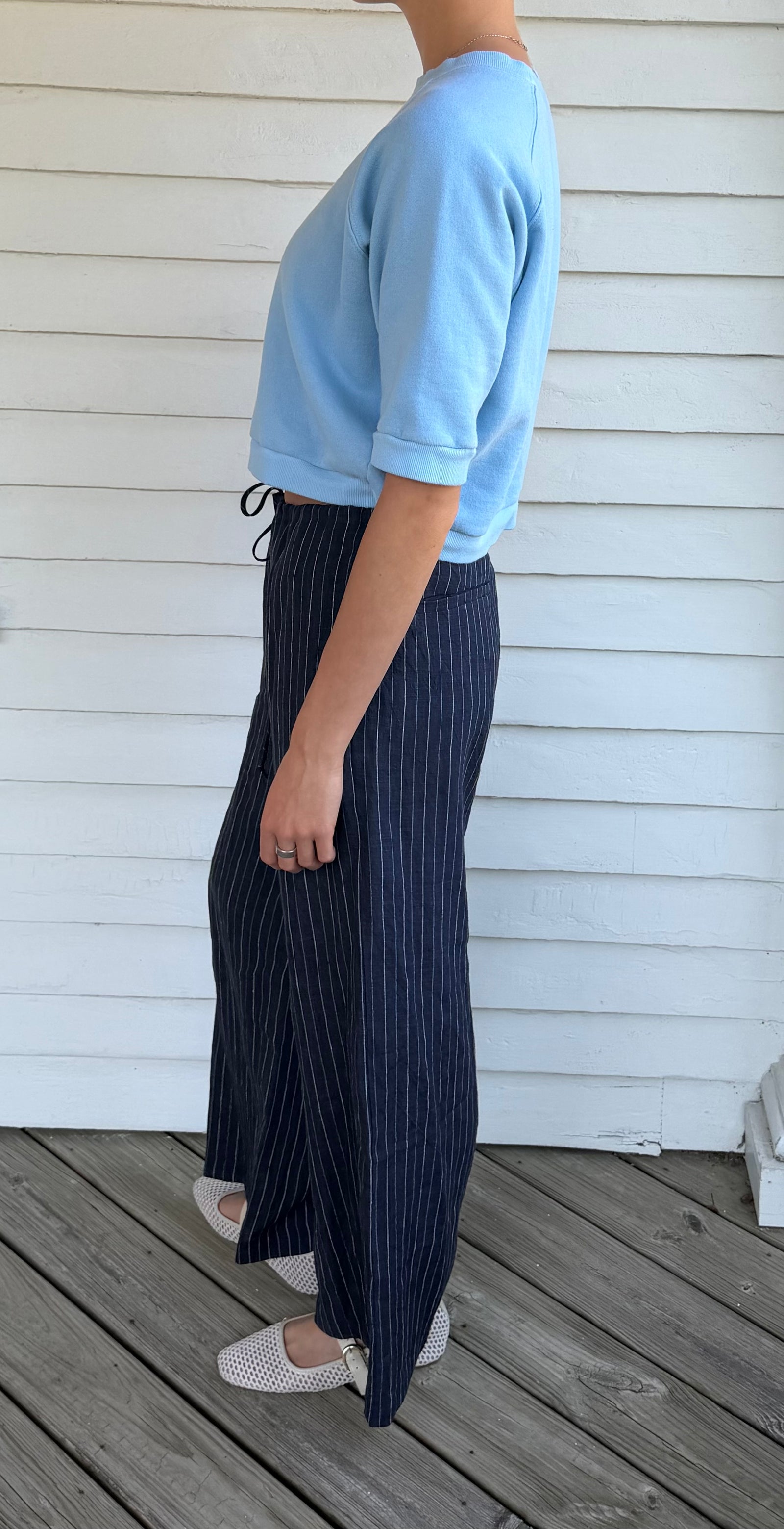 Emily sweatshirt in chambray