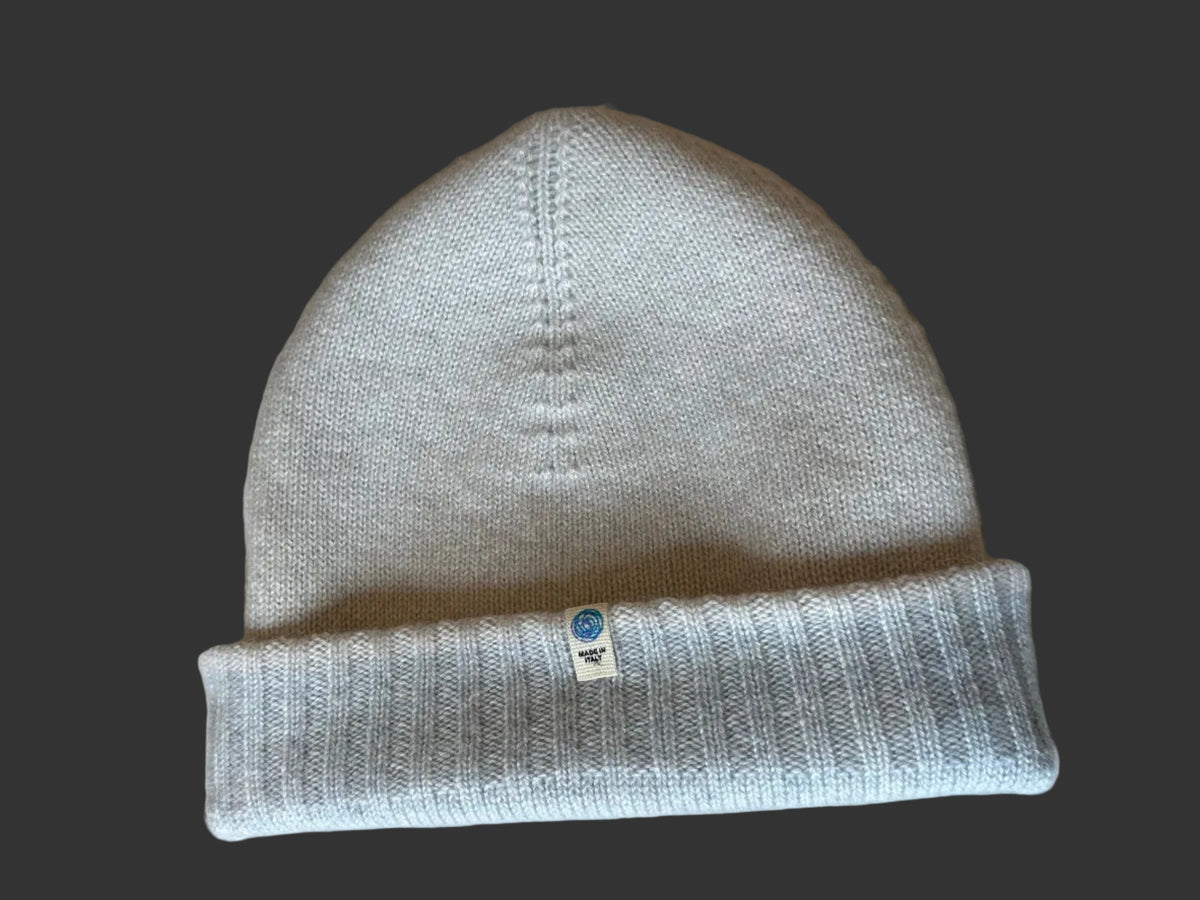 Cashmere Reversible Beanie Dust & Stucco
