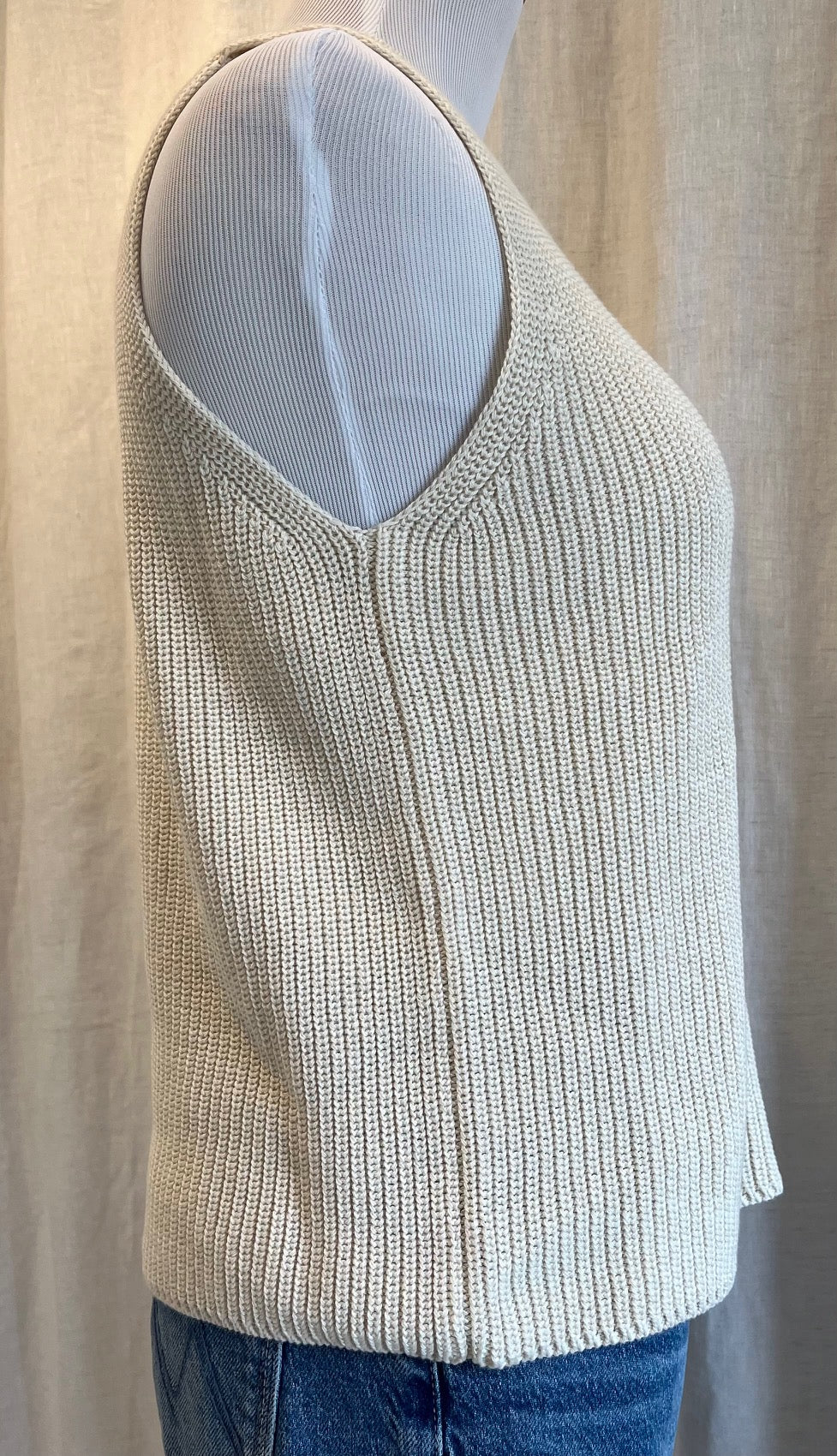 Seretta Sweater Tank Cream