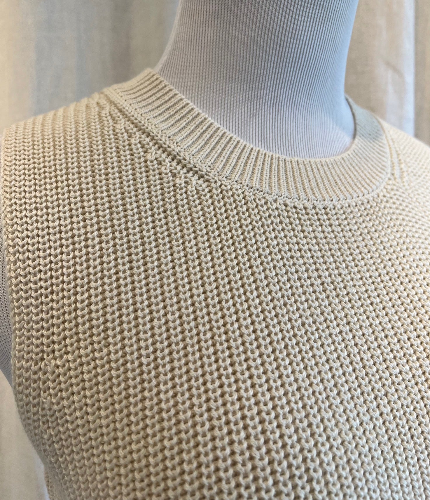 Seretta Sweater Tank Cream