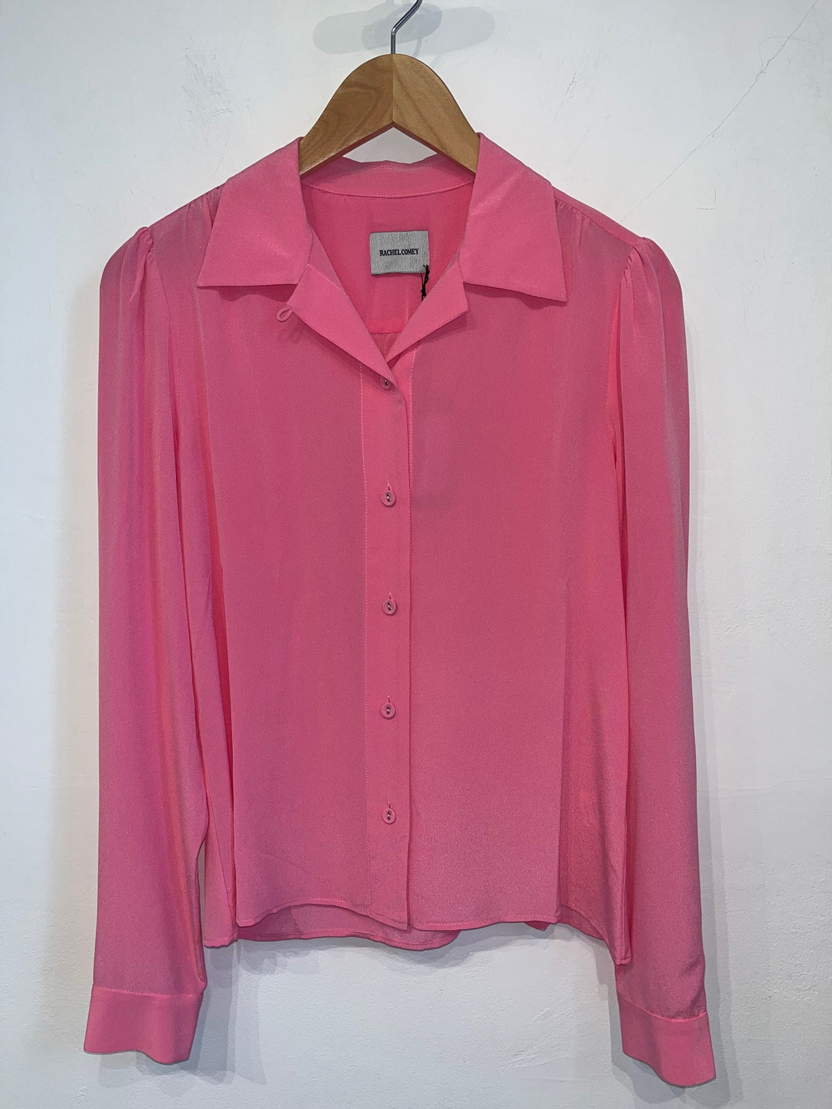 Tessa silk top pink
