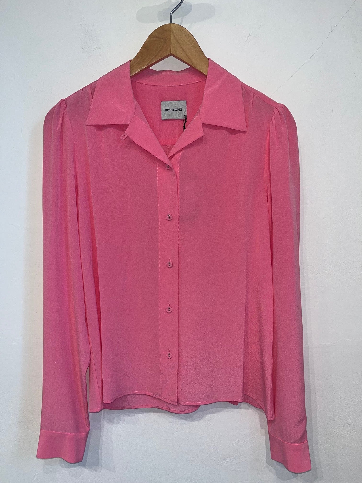 Tessa silk top pink