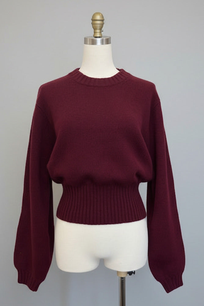 Rd Sweater Cashmere Crewneck Sloe Gin