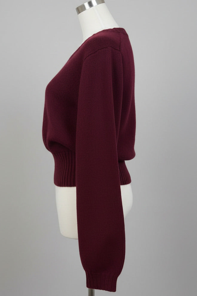 Rd Sweater Cashmere Crewneck Sloe Gin