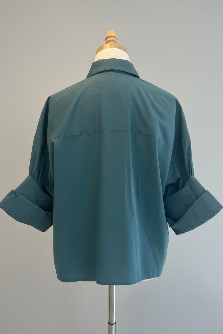 Next Ex shirt sea pine