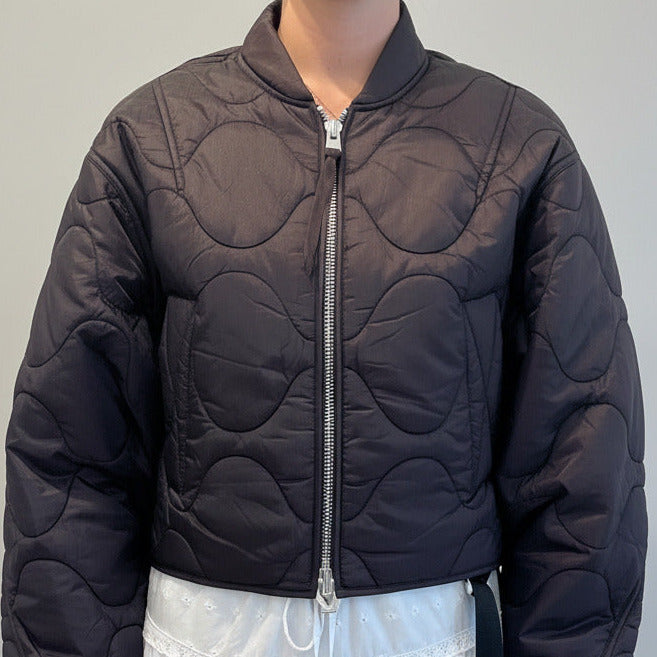 Iona quilted jacket deep roast