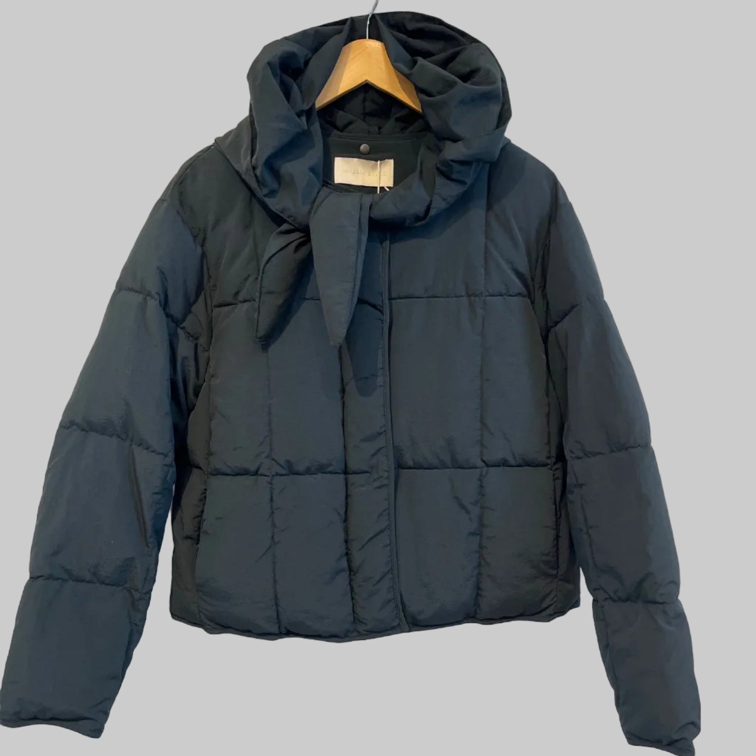 Haru puffer darkest green