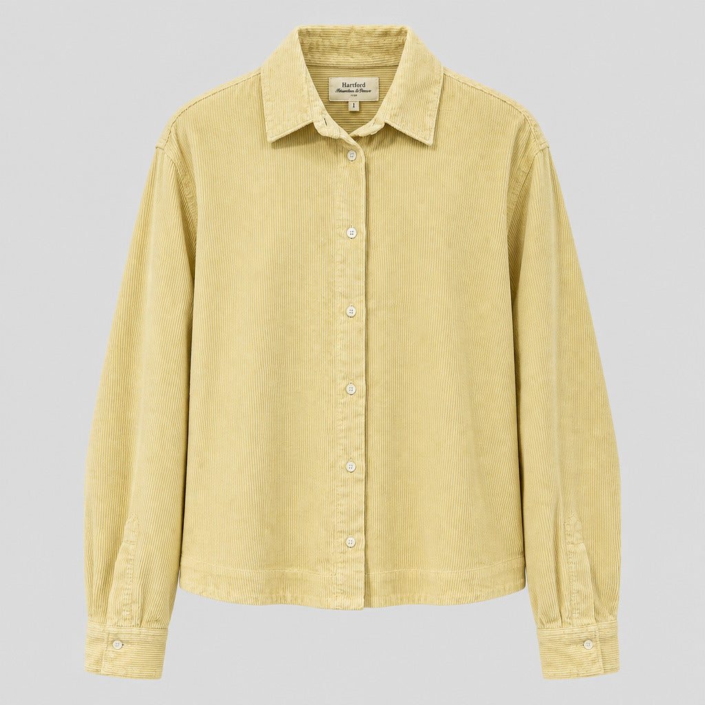 clove corduroy button down shirt butter