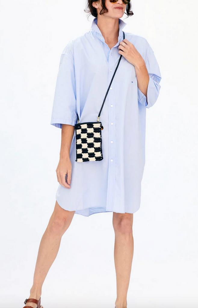 poche crochet checkers